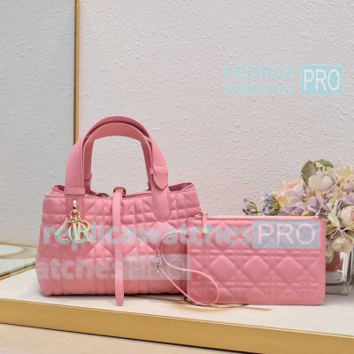 Replica CD Toujours Pink Bag with pouch Small Size